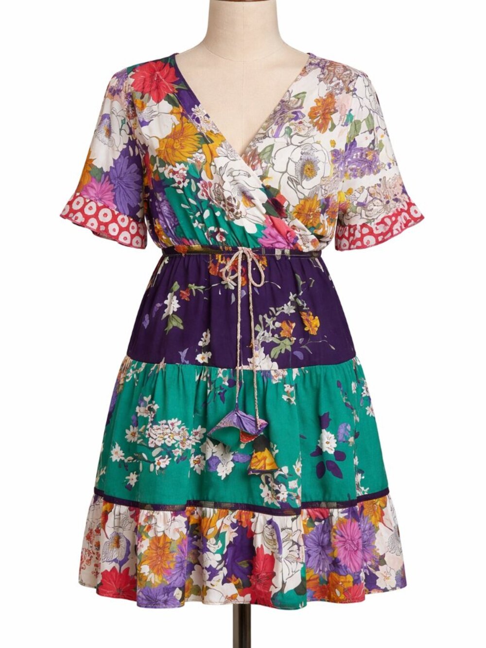 Anthropologie Nettie Multicolor Floral Dress S